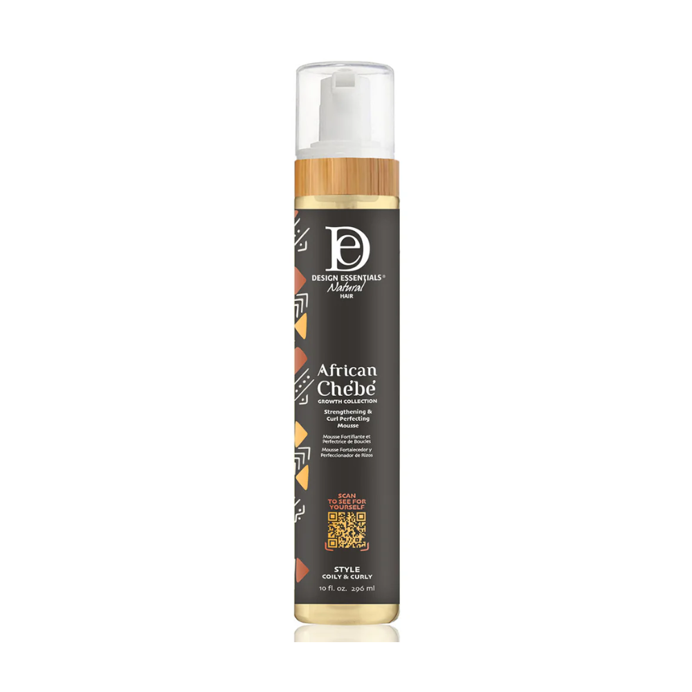 Design Essentials African Chebe Strengthening & Curl Perfecting Mousse 10oz