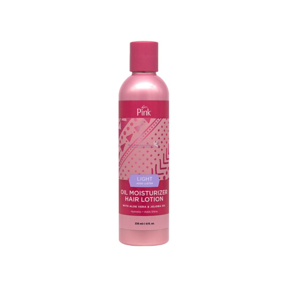 Pink Oil Moisturizer Hair Lotion - Aloe Vera & Jojoba Oil (Light) 8oz