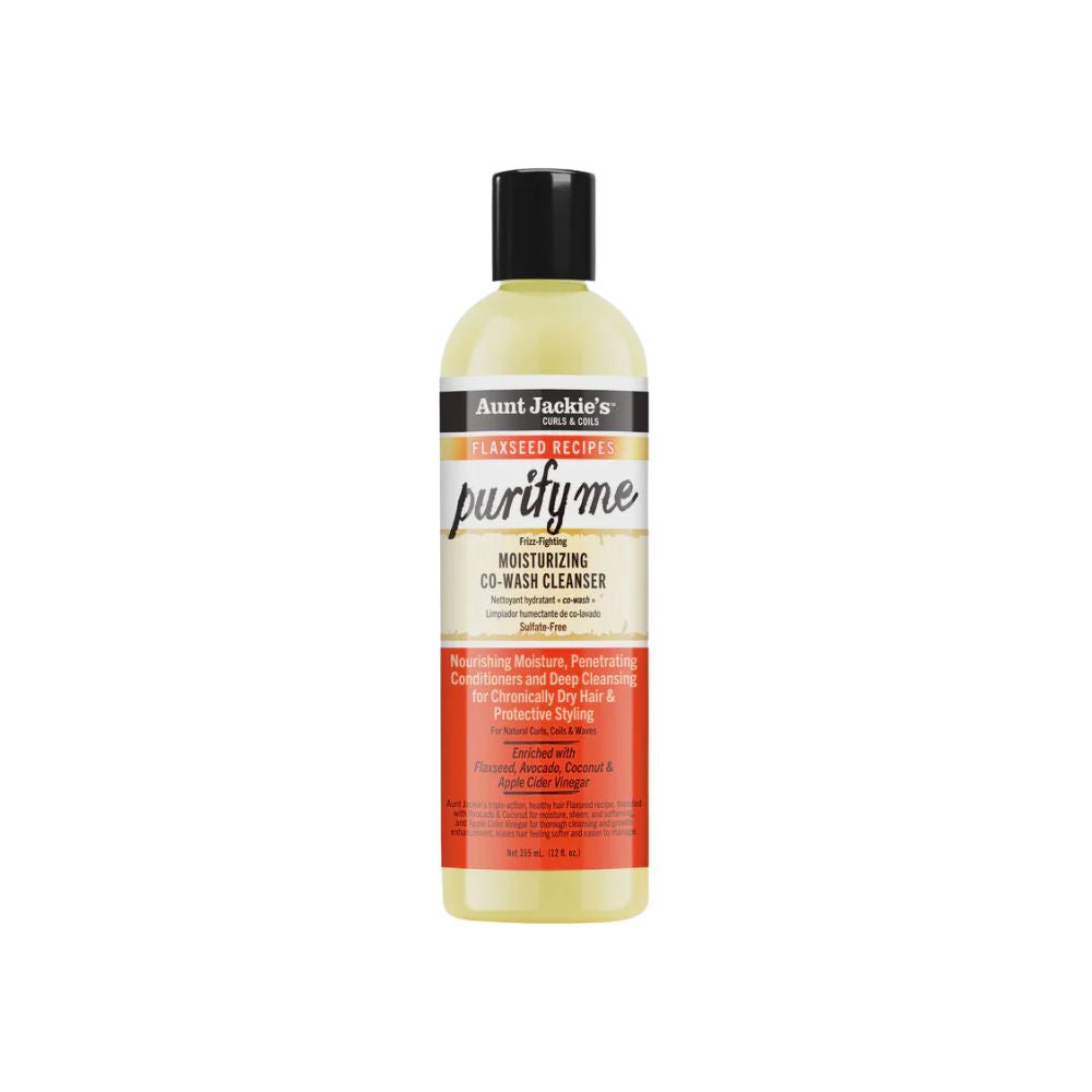 Aunt Jackies Flaxseed Purify Me Moisturising Co-Wash Cleanser 12oz