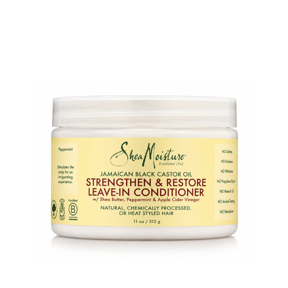 Shea Moisture Jamaican Black Castor Oil Strengthen & Restore Leave-In Conditioner 12oz