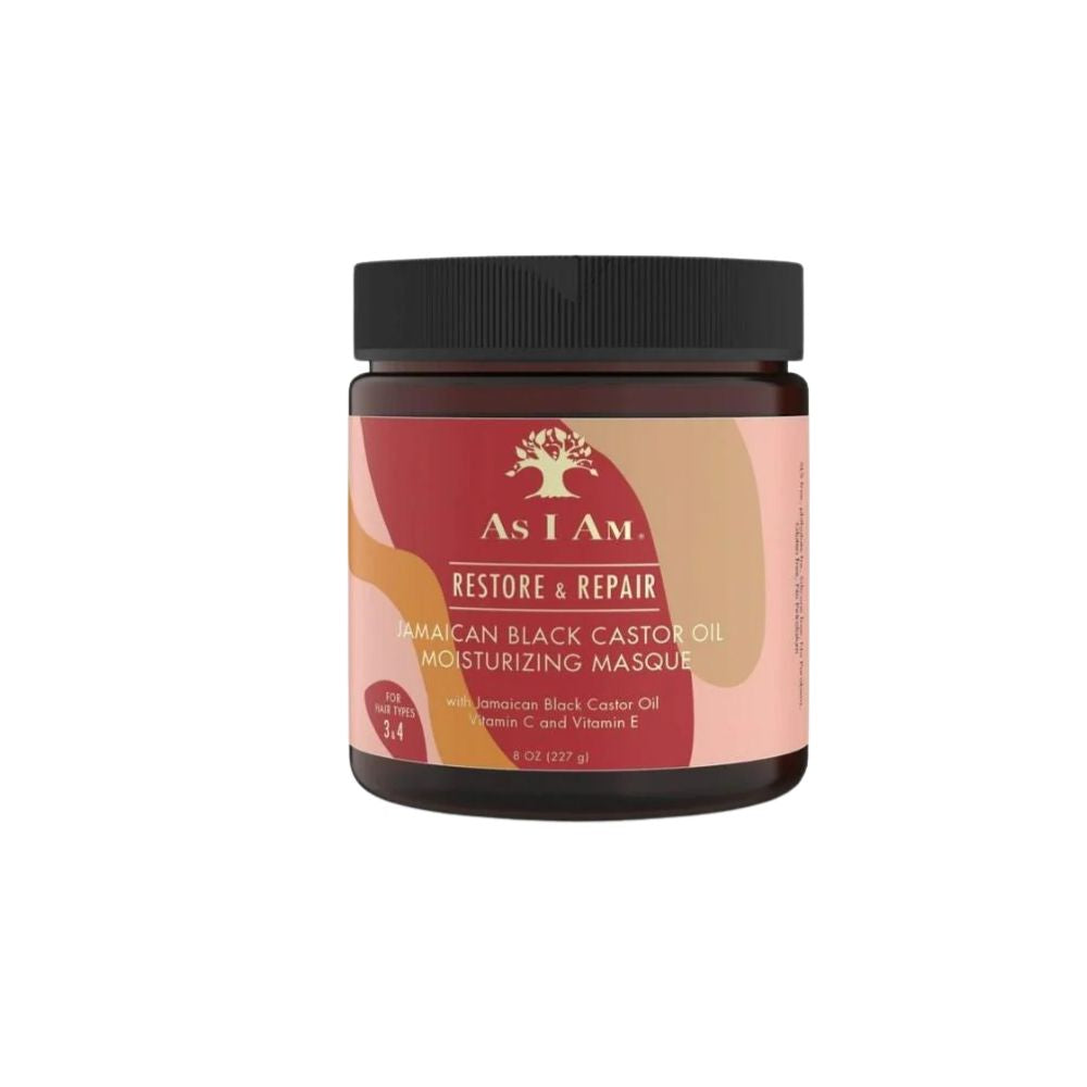 As I Am Restore & Repair Jamaican Black Castor Oil Masque 8oz
