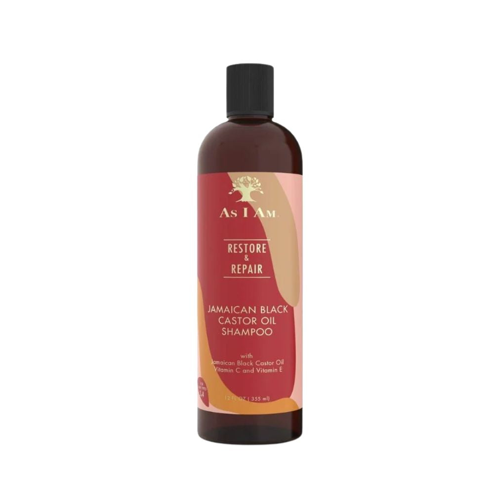 As I Am Restore & Repair Jamaican Black Castor Oil Shampoo 12oz