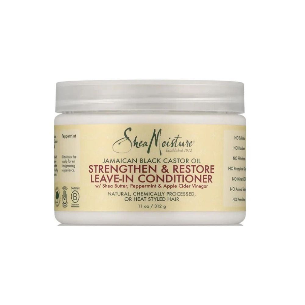 Shea Moisture Jamaican Black Castor Oil Strengthen & Restore Leave-In Conditioner 12oz