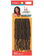 Outre Xpression Lil Looks Wavy Bomb Twist Crochet Hair for Kids