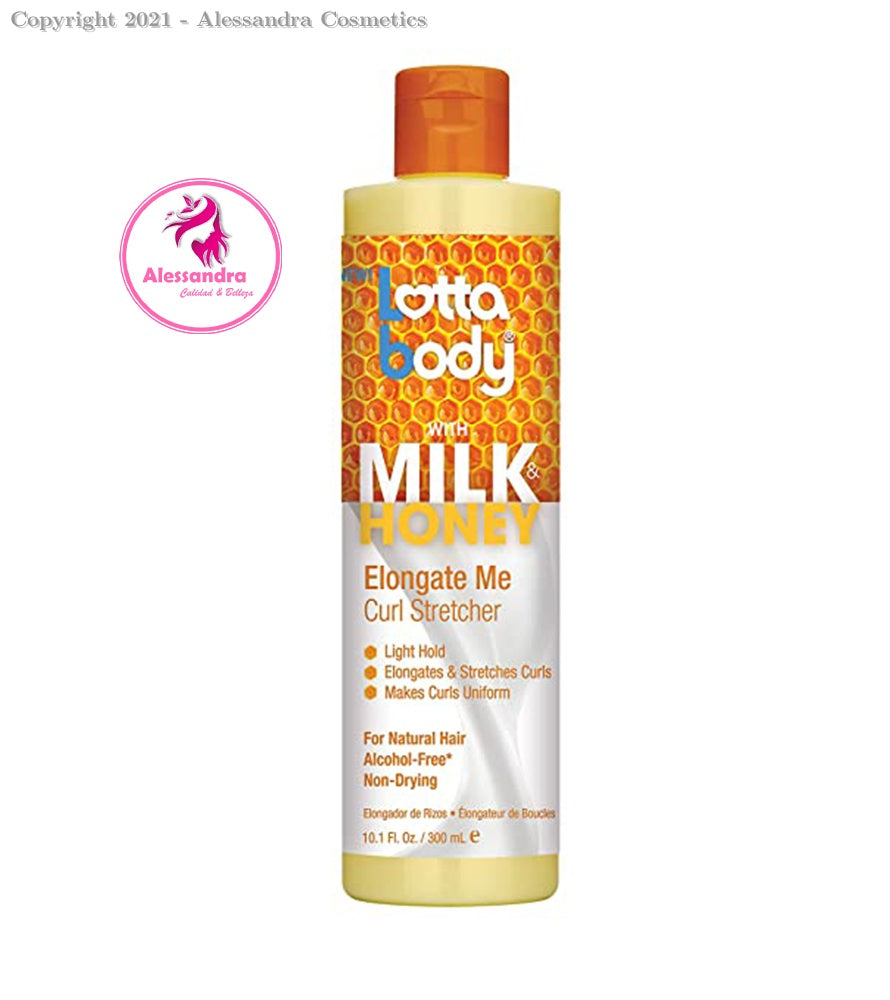 LottaBody Milk Honey Elongate Me Curl Stretcher 10oz