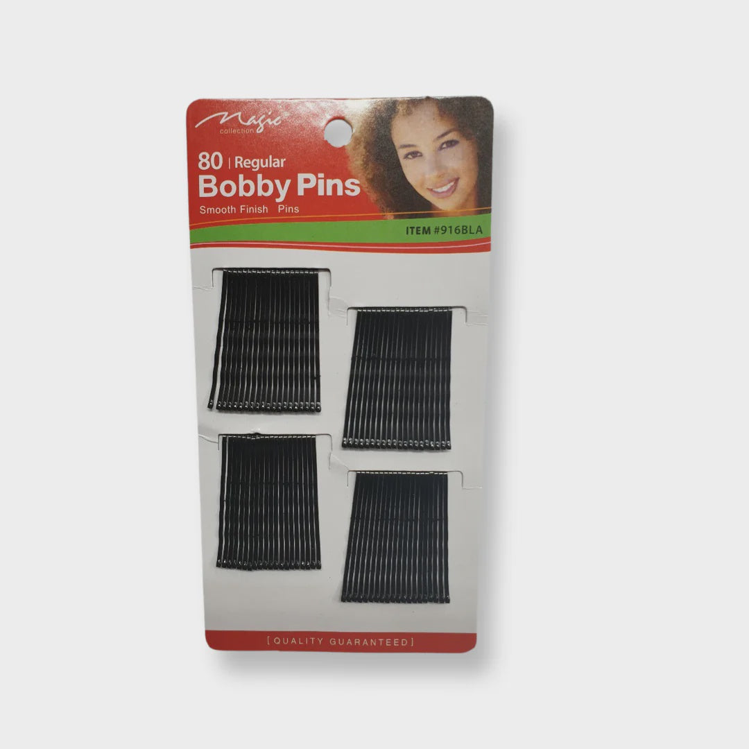 916BLA Magic 80 Regular Bobby Pins