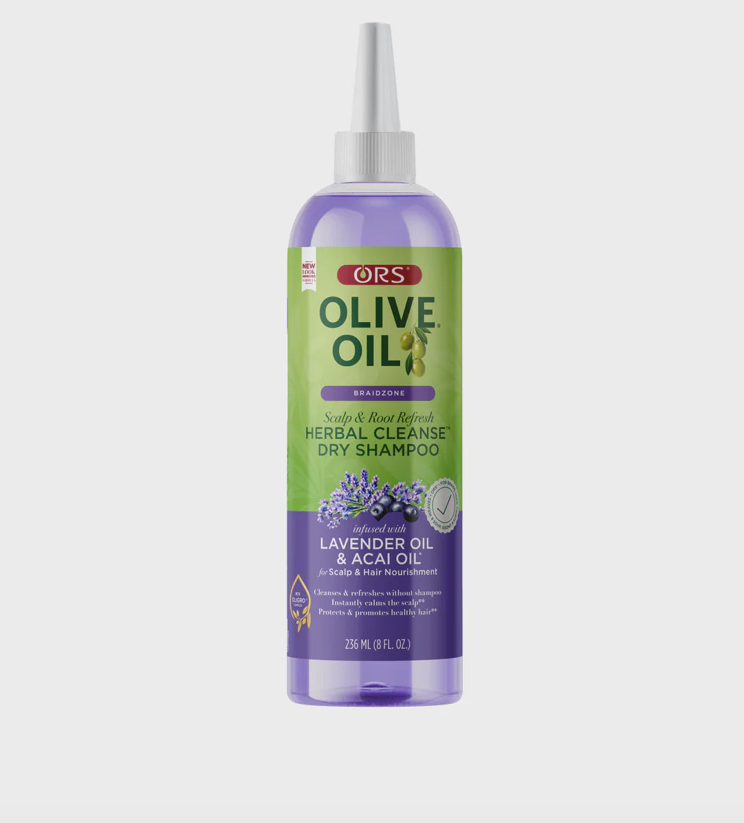 ORS Lavender & Acai Oil Herbal Cleanse Dry Shampoo 8oz