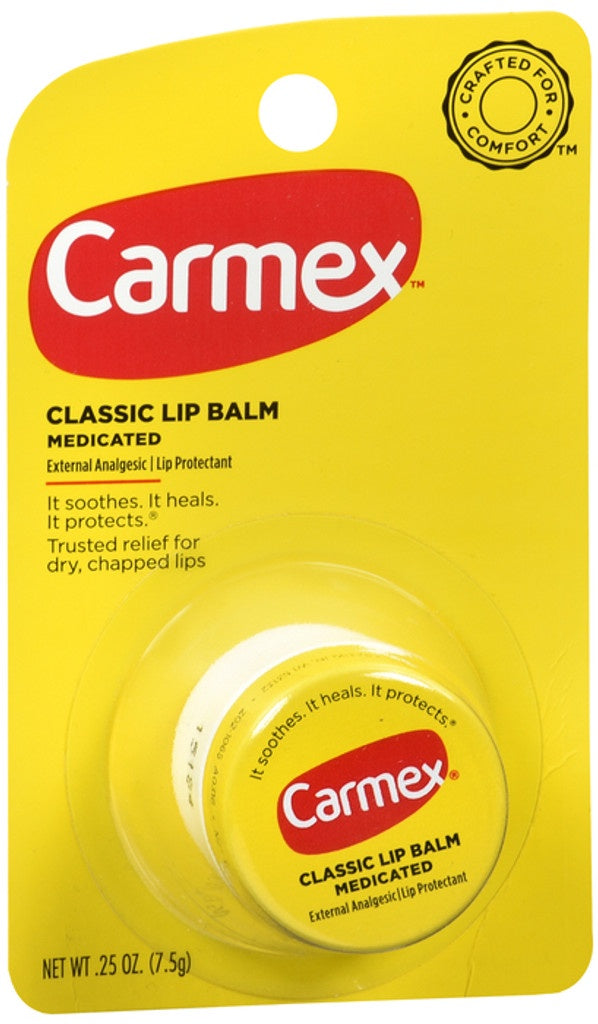 Carmex Classic Moisturising Medicated Lip Balm Pot 7.5g