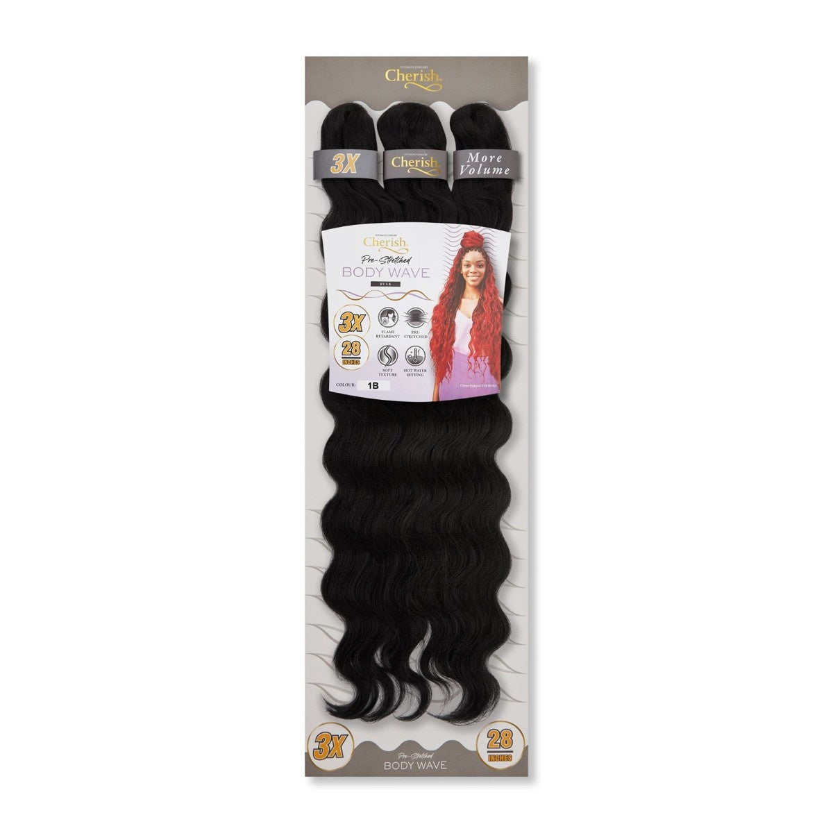 Cherish 3x Pre-Stretched Body Wave