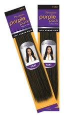 Outre Premium Purple Pack Weave | 100% Yaki Human Hair