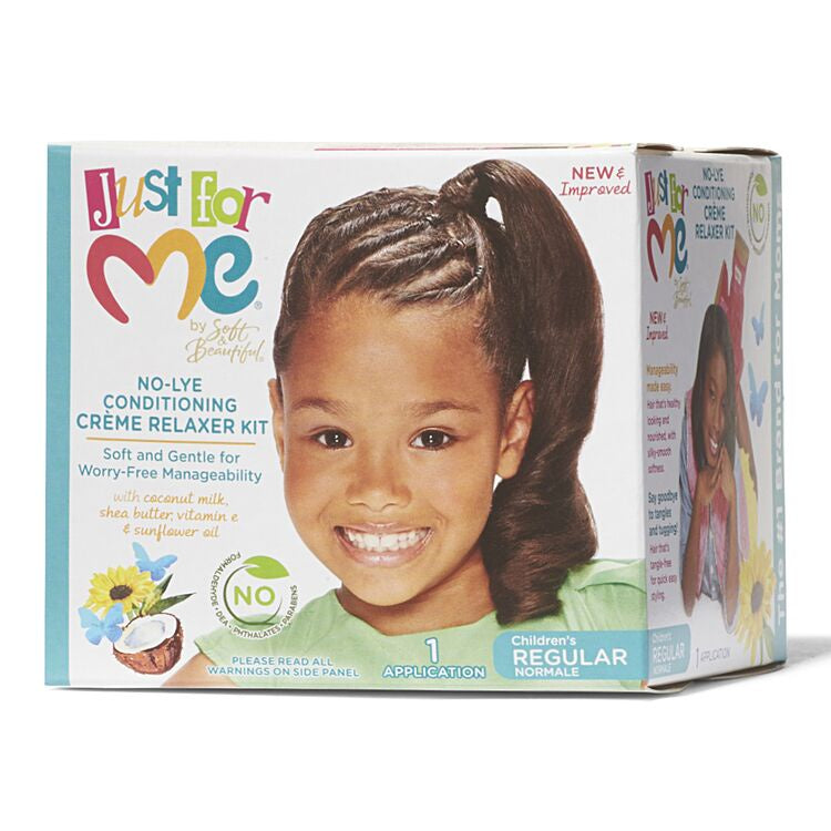Just For Me No-Lye Conditioning Creme Regular Relaxer Kit
