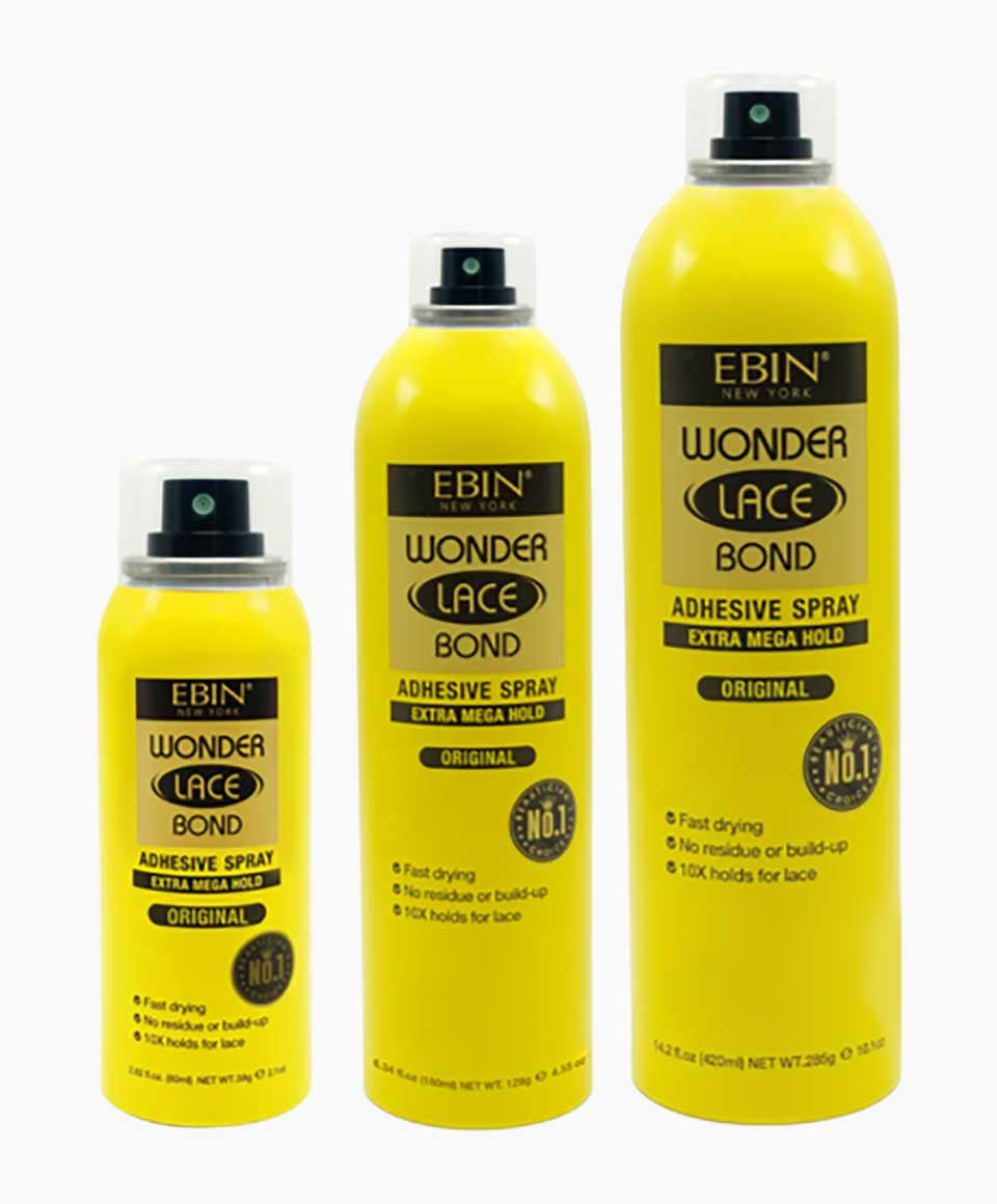 EBIN New York Wonder Lace Bond Original Extra Mega Hold Adhesive Spray
