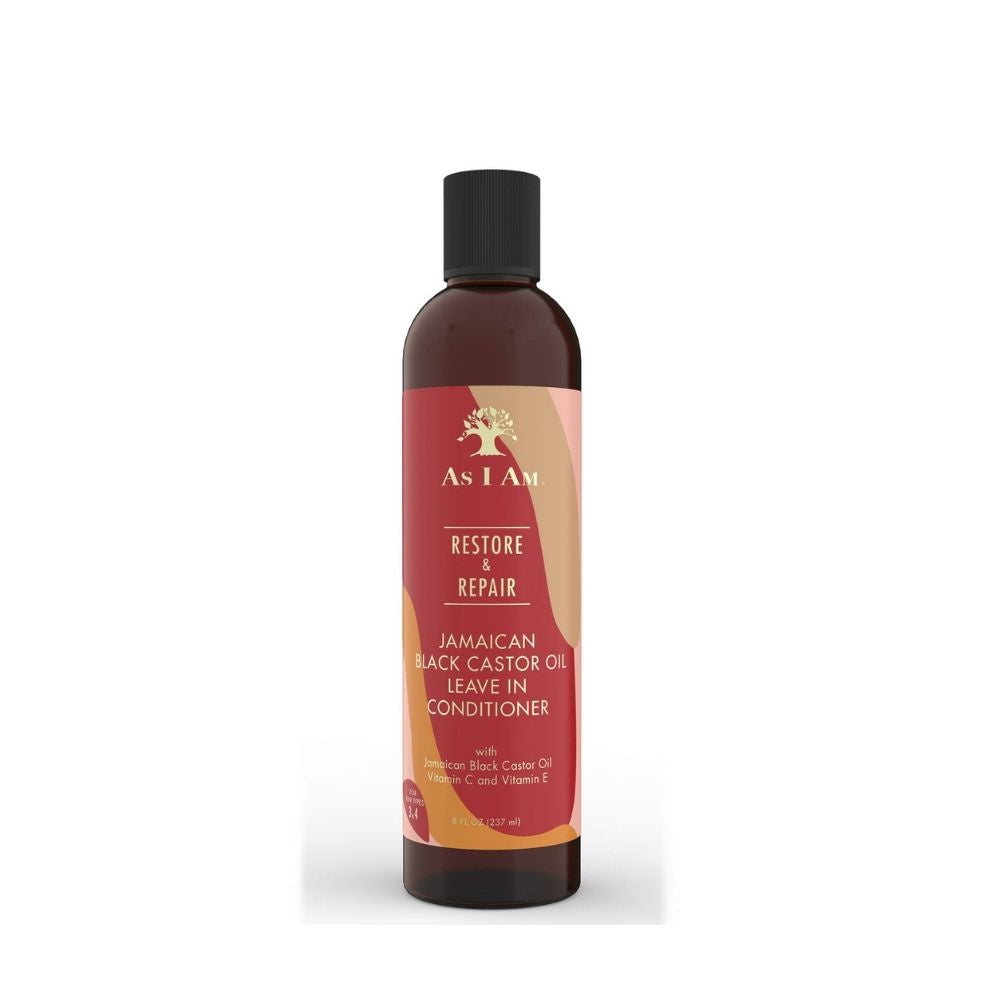 As I Am Restore & Repair Jamaican Black Castor Oil Leave In Conditioner 8oz