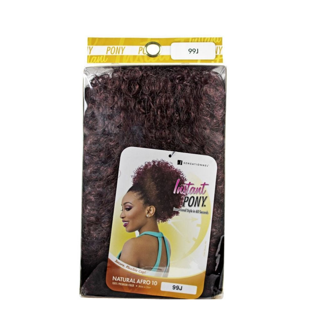 Sensationnel Instant Pony Natural Afro Instant Ponytail 10''