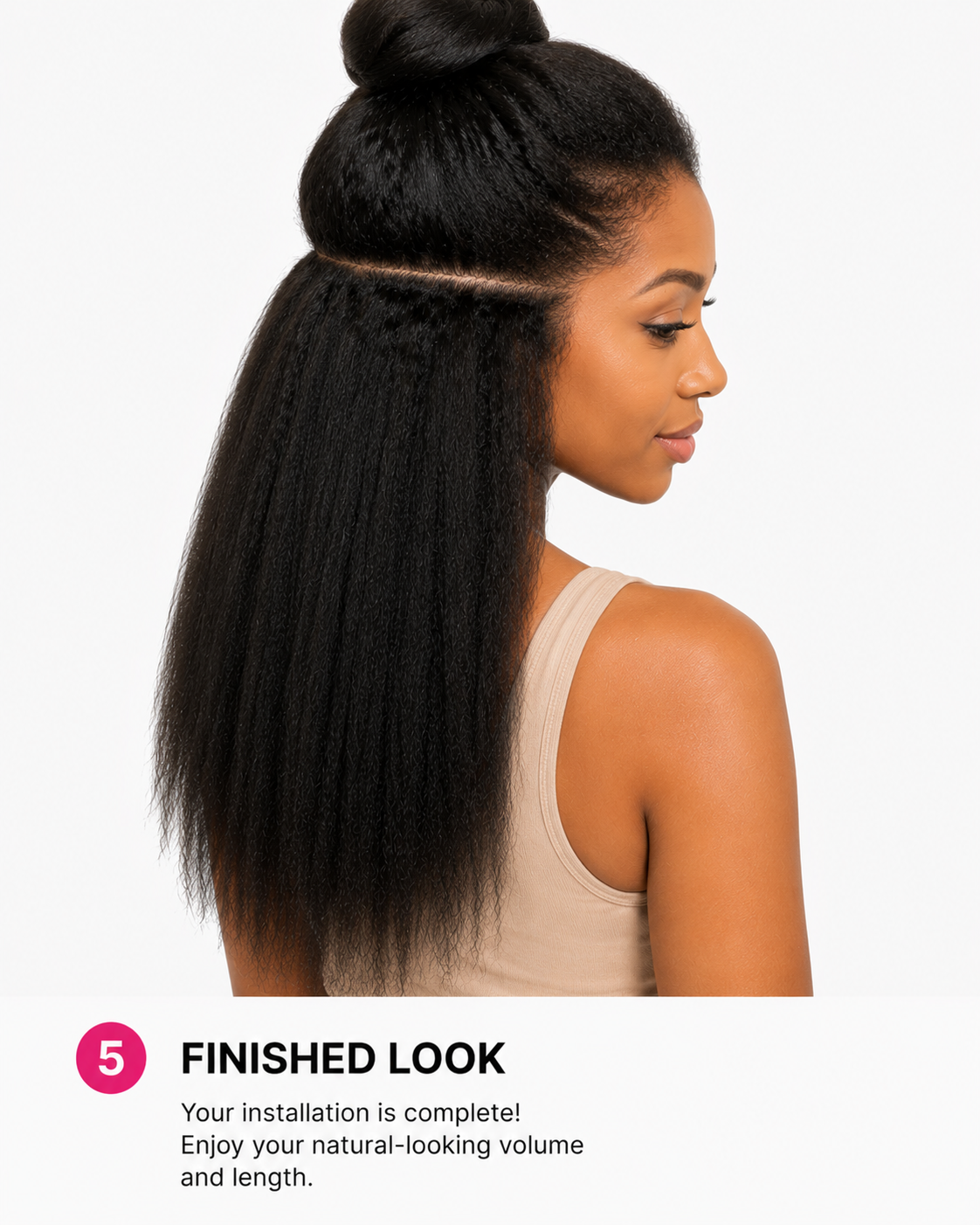 yaki straight clip in install