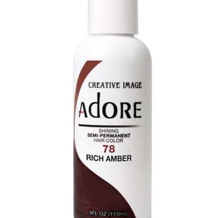 Adore Rich Amber 78 Semi-Permanent Hair Colour 4oz