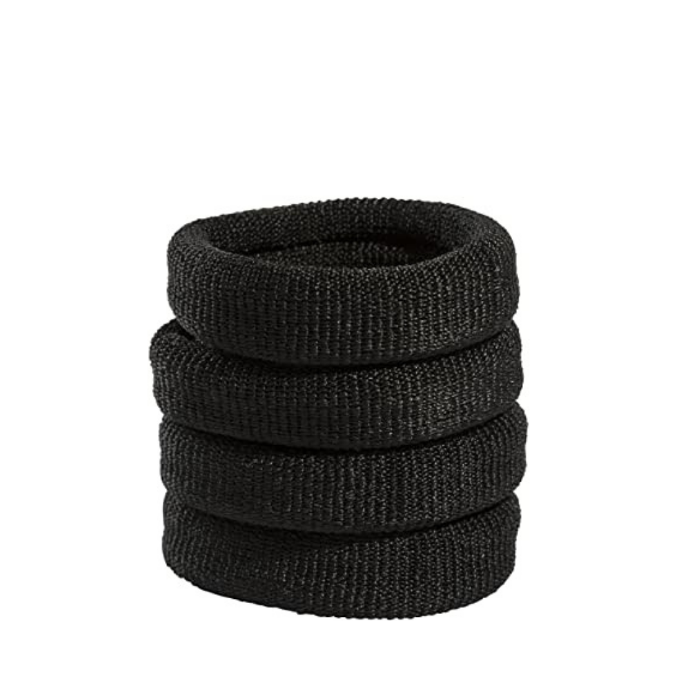 Black Fabric Hairbands (12 Pack) - Hairglo
