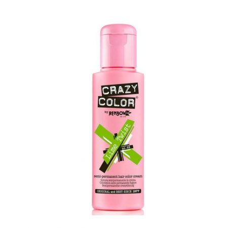 Crazy Color Semi Permanent Hair Colour Cream Lime Twist 100ml