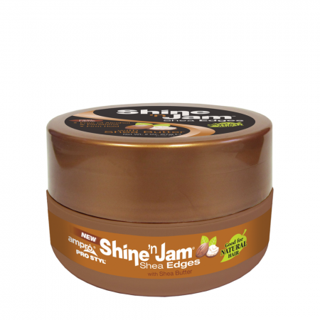Ampro Shine 'N Jam Conditioning Gel Shea Edges 4oz - Hairglo UK