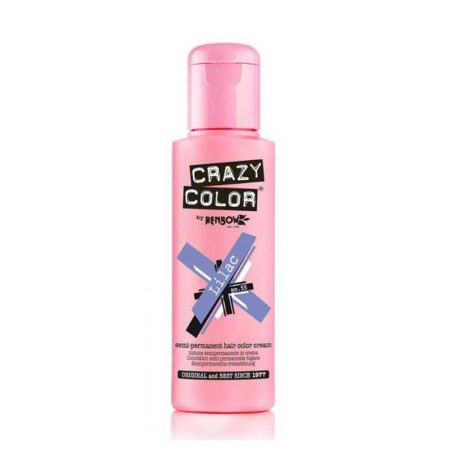 Crazy Color Semi Permanent Hair Colour Cream Lilac 100ml