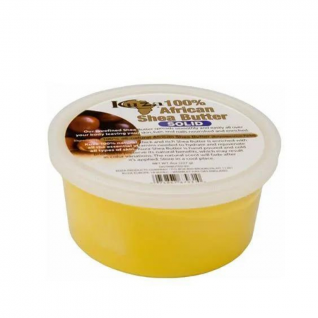 Kuza Yellow Solid Shea Butter 8oz