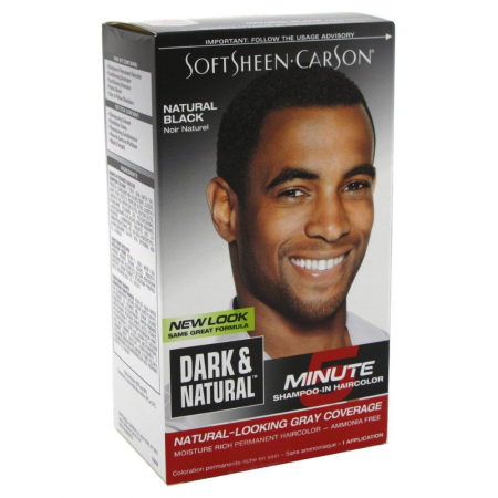 Soft Sheen Carson Mens Hair Colour Kit Natural Black