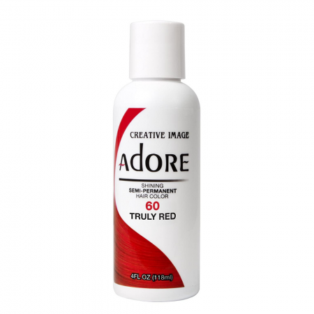 Adore Semi-Permanent Hair Colour 60 Truly Red 4oz