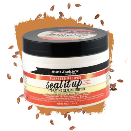 Aunt Jackies Flaxseed Seal It Up Hydrating Sealing Butter 7.5oz