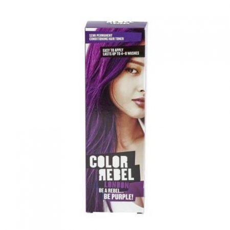Colour Rebel Semi Permanent Hair Toner Purple Dye