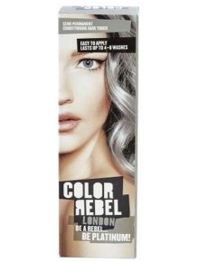 Colour Rebel Semi Permanent Hair Toner Silver Dye