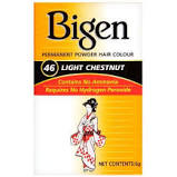 Bigen Light Chestnut Permanent Powder Hair Colour 6g