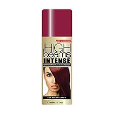 High Beams Intense Temporary Spray On Hair Colour Burgundy 80ml