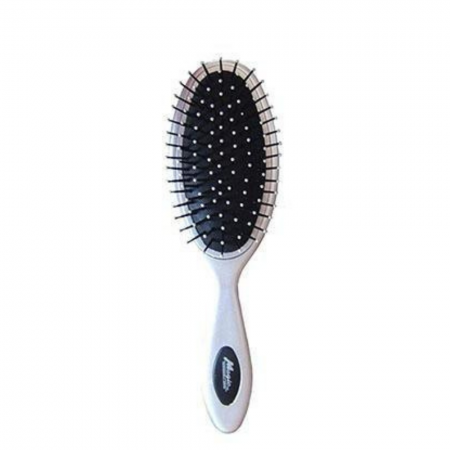1039 Oval Silver Paddle Hair Brush