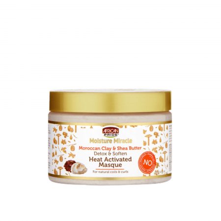 African Pride Moisture Miracle Moroccan Clay & Shea Butter Masque 12oz