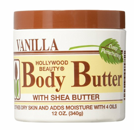 Hollywood Beauty Vanilla Body Butter with Shea Butter 12oz