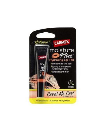 Carmex Moisture Plus Hydrating Lip Tint Coral Me Cool