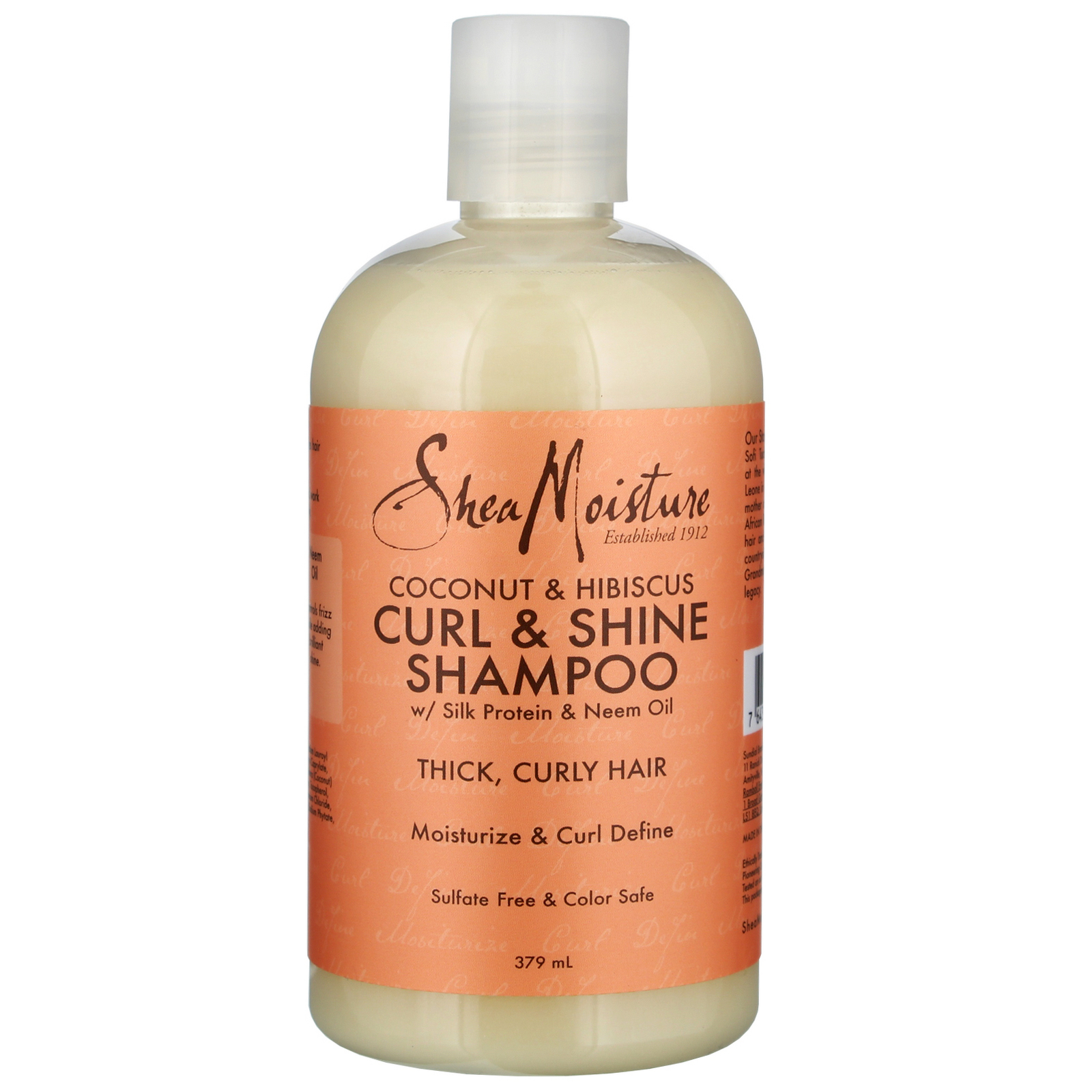 Shea Moisture Curl & Shine Coconut & Hibiscus Shampoo 13oz