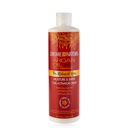 Creme of Nature Argan Oil For Natural Hair Moisture & Shine Curl Activator Creme 12oz