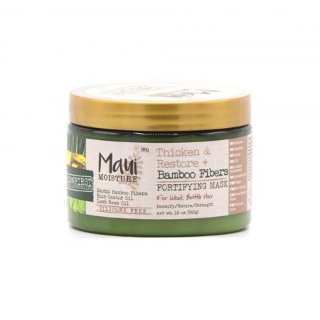 Maui Moisture Thicken & Restore + Bamboo Fibre Fortifying Mask 12oz