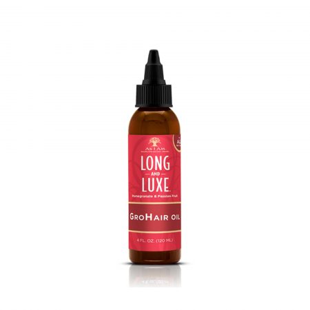 As I Am Long & Luxe Pomegranate & Passionfruit Gro Hair Oil 4oz