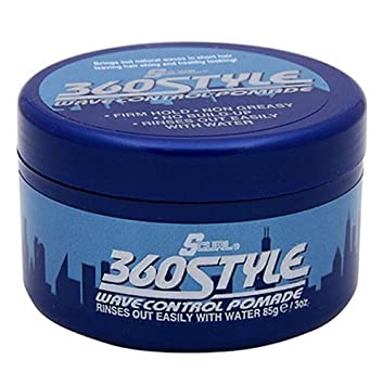 S Curl 360 Style Wave Control Pomade 3oz
