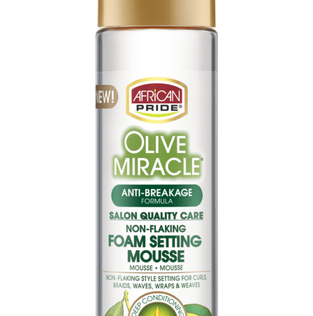 African Pride Olive Miracle Non-Flaking Foam Setting Mousse 8oz