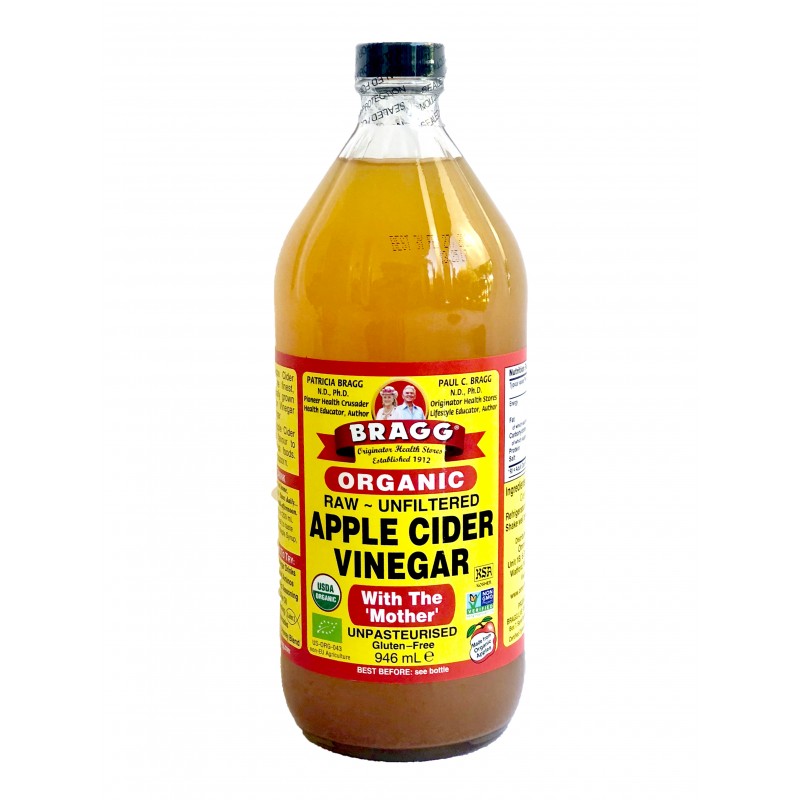 Bragg Raw Unfiltered Organic Apple Cider Vinegar with the Mother