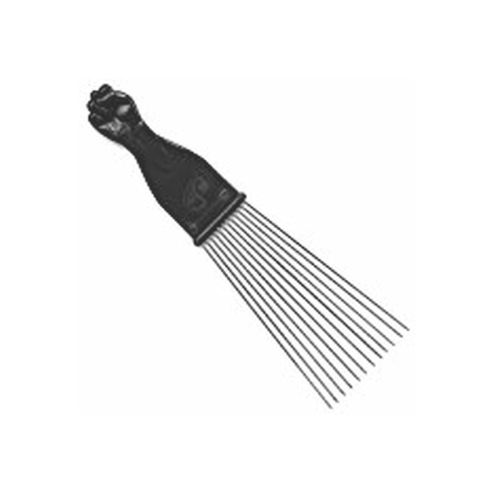 2411 Long Metal Afro Pik Comb