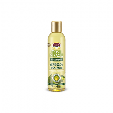 African Pride Olive Miracle Anti-Breakage Maximum Strengthening Growth Oil Treatment 8oz