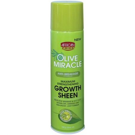 African Pride Olive Miracle Magical Growth Sheen Spray 8oz