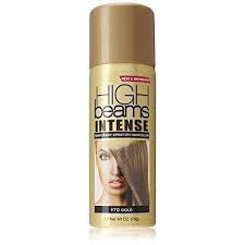 High Beams Intense Temporary Spray On Hair Colour Gold 80ml