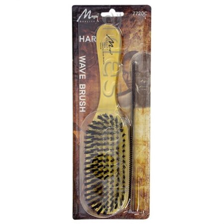 Magic 7720C Hard Wave Brush with Comb