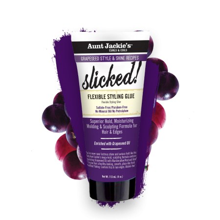 Aunt Jackies Grapeseed Slicked Flexible Styling Glue 4oz