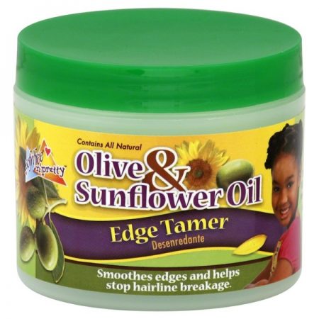 Sofn'Free Pretty Olive & Sunflower Kids Edge Tamer 4oz